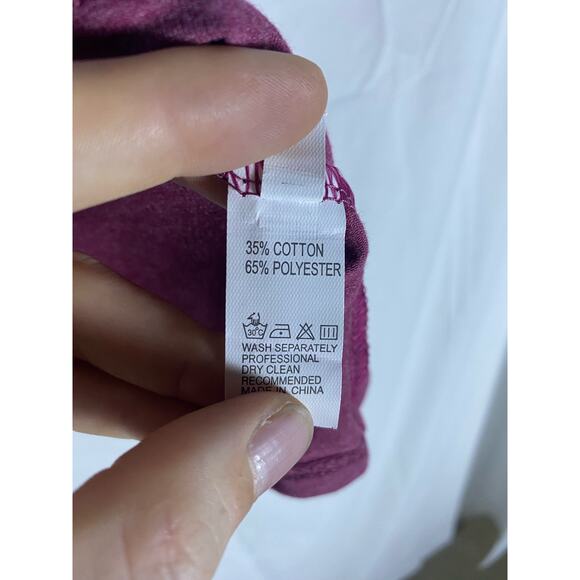 Womens soft tank top size Large Maroon - Picture 4 of 5